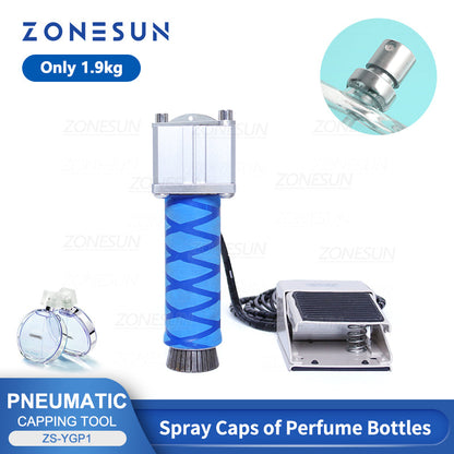 ZONESUN ZS-YGP1 Máquina taponadora de perfume neumática manual 