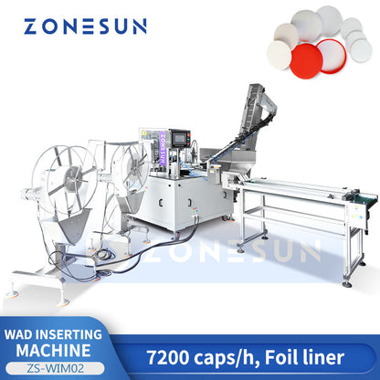 ZONESUN ZS-WIM02 Máquina automática de inserção de chumaços por indução