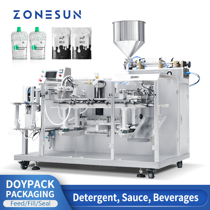 ZONESUN ZS-HZL1 Máquina automática de enchimento de pasta e alimentação Doypack 