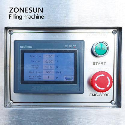 ZONESUN QDFM-125P Máquina ultrassônica de selagem de tubos macios com codificador de data 