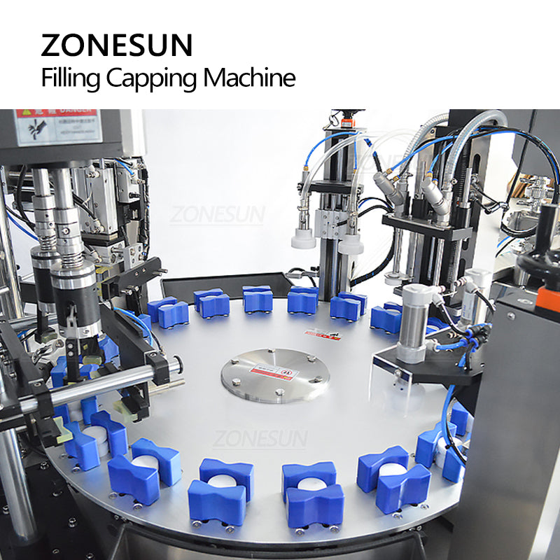 Máquina automática de llenado y tapado de pasta de crema ZONESUN ZS-SRFC 