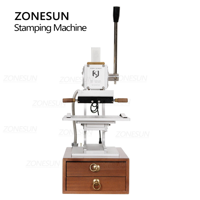 ZONESUN ZS-90XTS Infrared Locator Multifunction Hot Foil Stamping Machine With Drawers