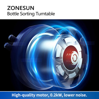 Desembaralhador automático de garrafas ZONESUN ZS-LP800 para linha de produção