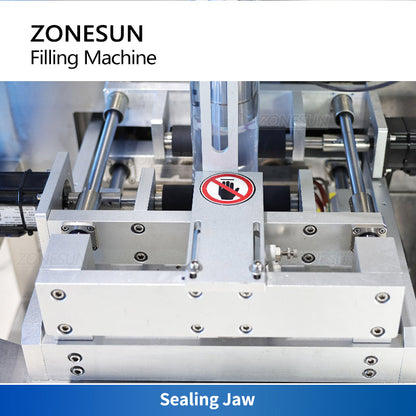 ZONESUN ZS-420GSY Autoamtic Paste Filling Sealing Machine With Tank & Feeding Pump