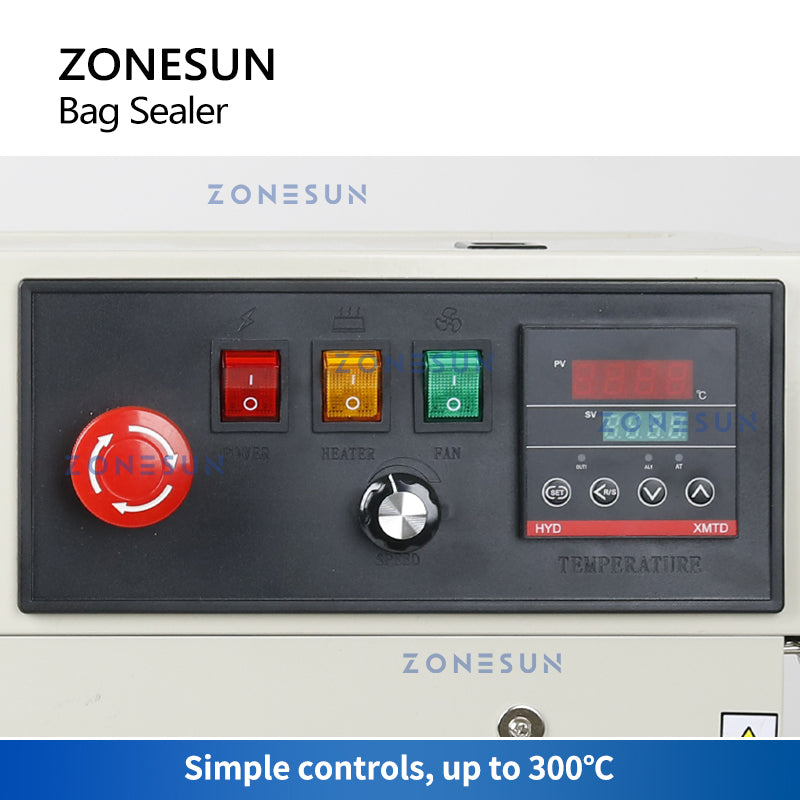 ZONESUN ZS-FR900S Máquina automática de selagem de sacos 