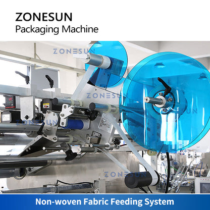 ZONESUN ZS-WP550A Toallitas húmedas automáticas que hacen la máquina de sellado 