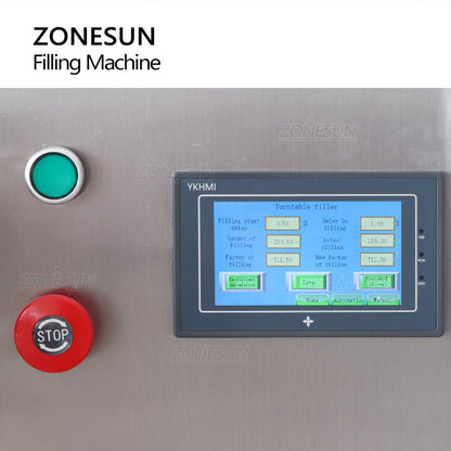 ZONESUN ZS-VTRP1 Servo Motor Rotor Pump Paste Filling Machine with Unscrambler