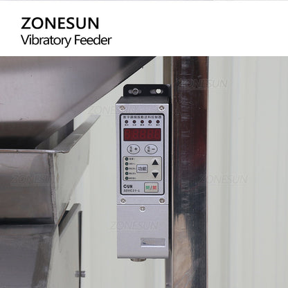 ZONESUN ZS-VF50 Alimentador Vibratório Automático de Grânulos de Pó 