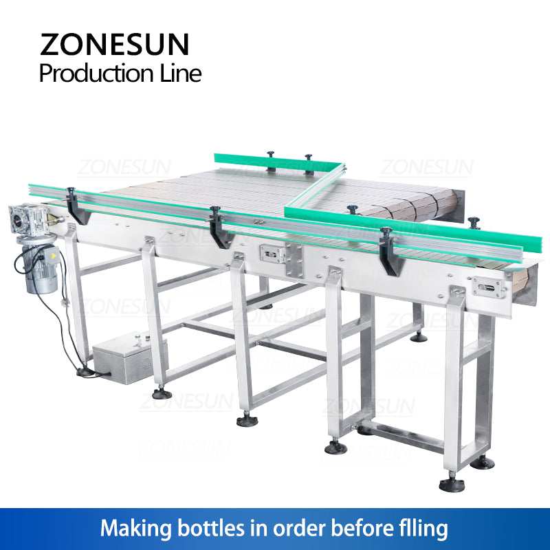 ZONESUN ZS-FAL180X4 4 Diving Nozzles Magnetic Pump Liquid Filling Capping Round Bottle Labeling Machine with Unscrambler