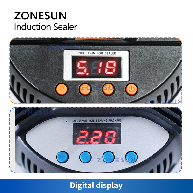 Máquina manual de selagem por indução eletromagnética ZONESUN ZS-DL800