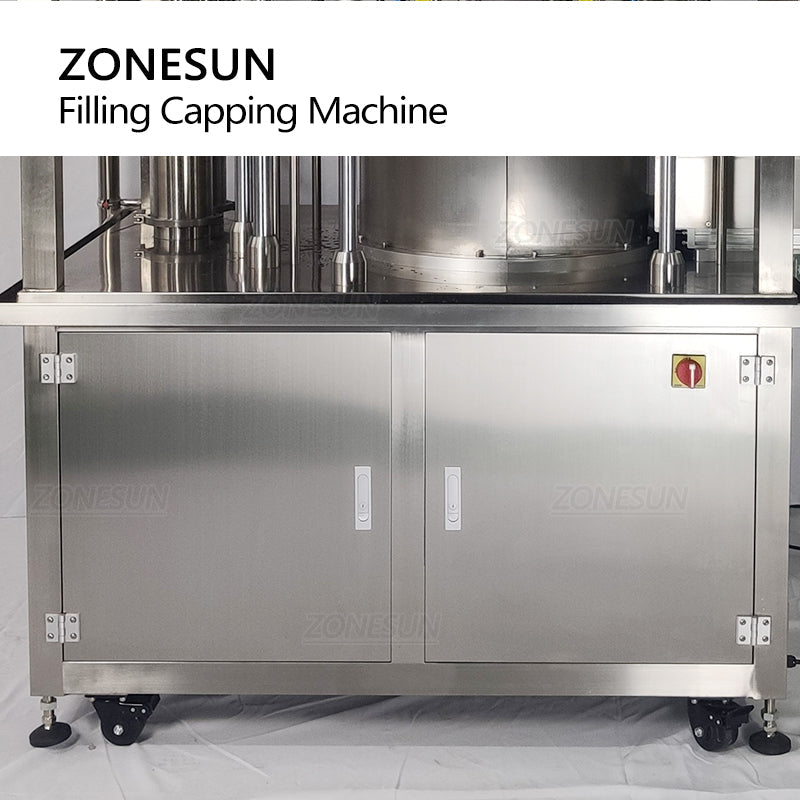 ZONESUN ZS-YTZL2 Servo Doypack Feeding Filling Capping Machine with Conveyor