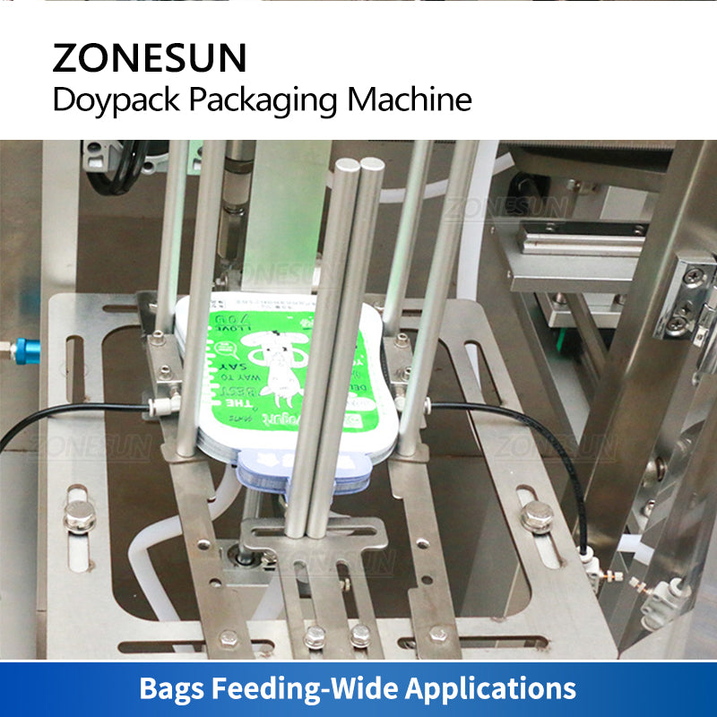 ZONESUN ZS-FMHZL1 Máquina automática de enchimento de pó e alimentação Doypack 
