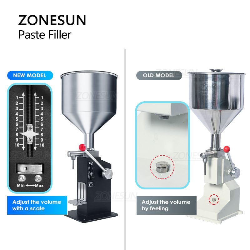 ZONESUN ZS-MGT1S Máquina de enchimento de pasta manual 