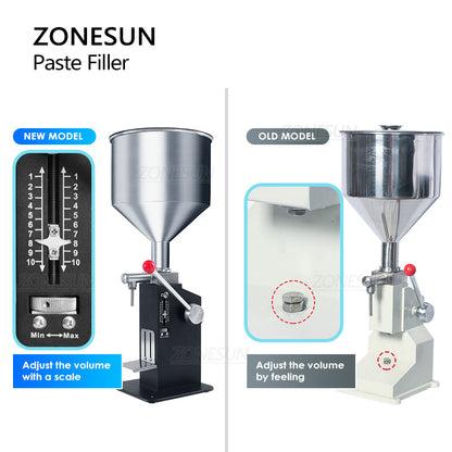 ZONESUN ZS-MGT1S Máquina de enchimento de pasta manual 