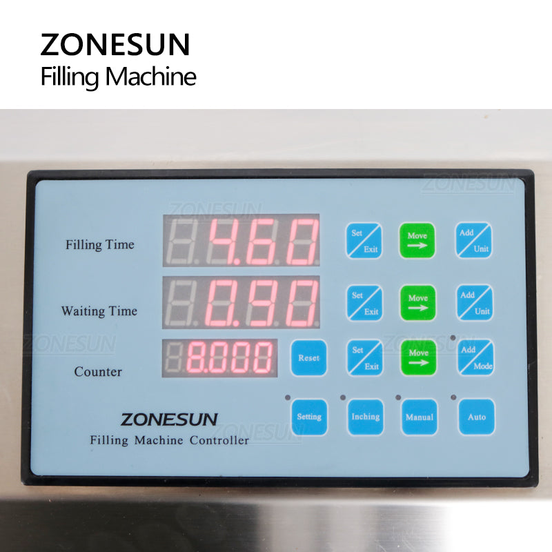 ZONESUN ZS-DTGT900P Pasta de bomba de rotor automática/máquina de enchimento de líquido viscoso com funil