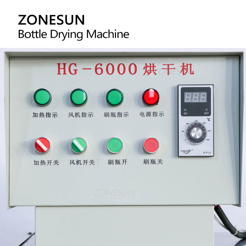 ZONESUN ZS-HG6000 Glass Bottles Drying Machine – Zonesun Auto Pack