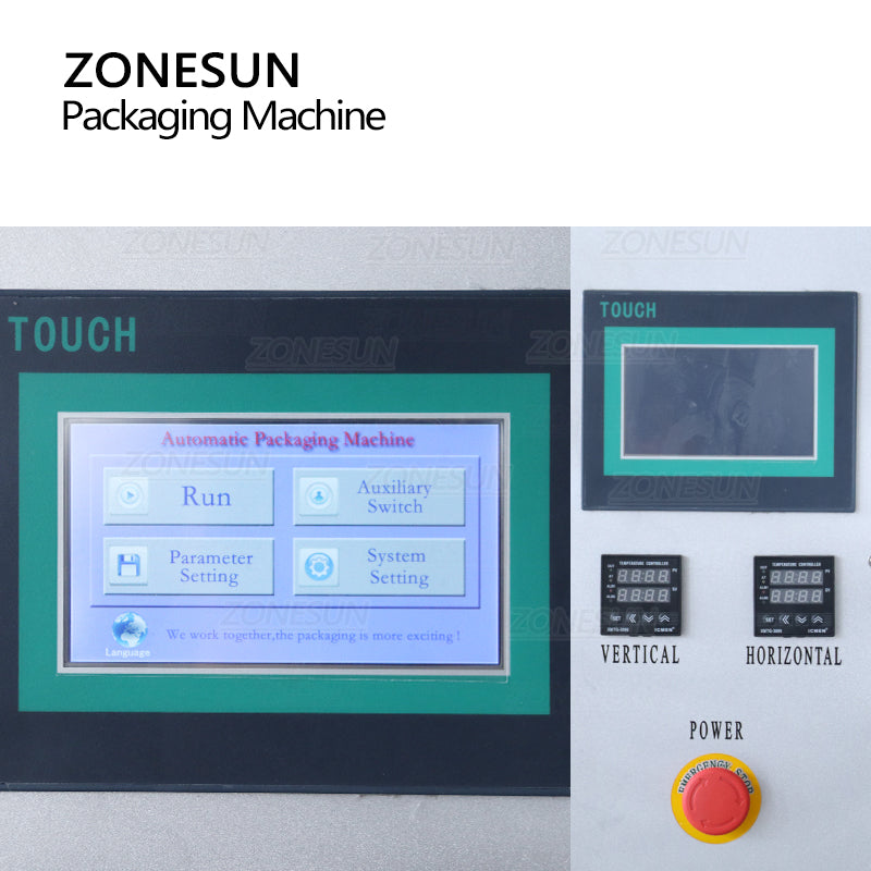 ZONESUN ZS-F100 Máquina automática de selagem para enchimento de sacos de pó