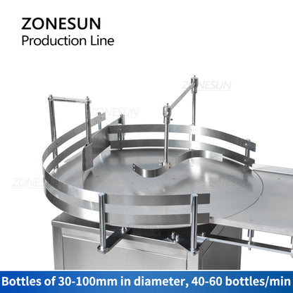 ZONESUN ZS-FMYG1 Servo Motor Auger Linha de produção de enchimento de pó de enchimento