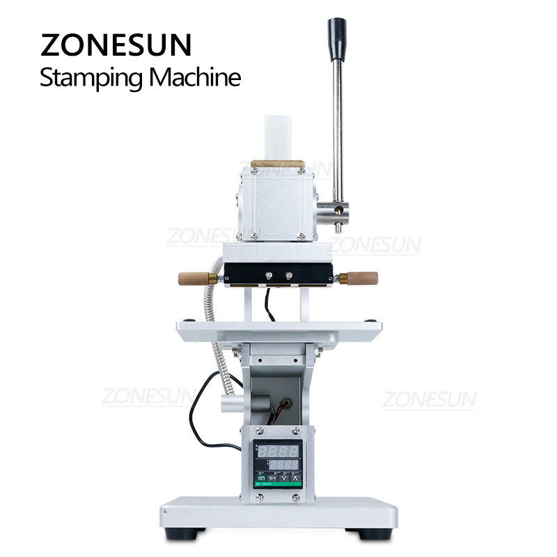 ZONESUN ZS-90XTS Máquina manual de estampagem a quente com localizador infravermelho