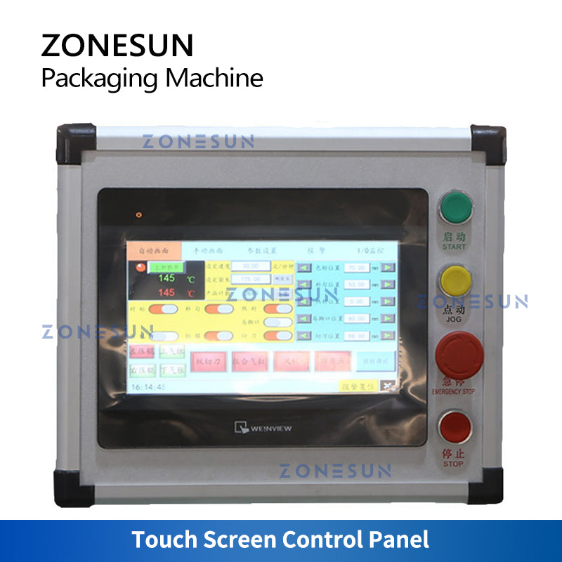 ZONESUN ZS-HYS300A Embalagem única para máscara cirúrgica médica de 4 lados seladora 