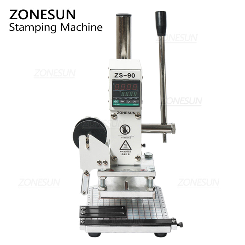 Máquina de estampagem a quente ZONESUN ZS-90 3 tamanhos