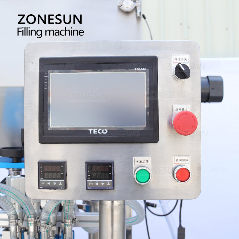 ZONESUN ZS-YTCT4P Máquina automática de llenado y alimentación de pasta a temperatura constante