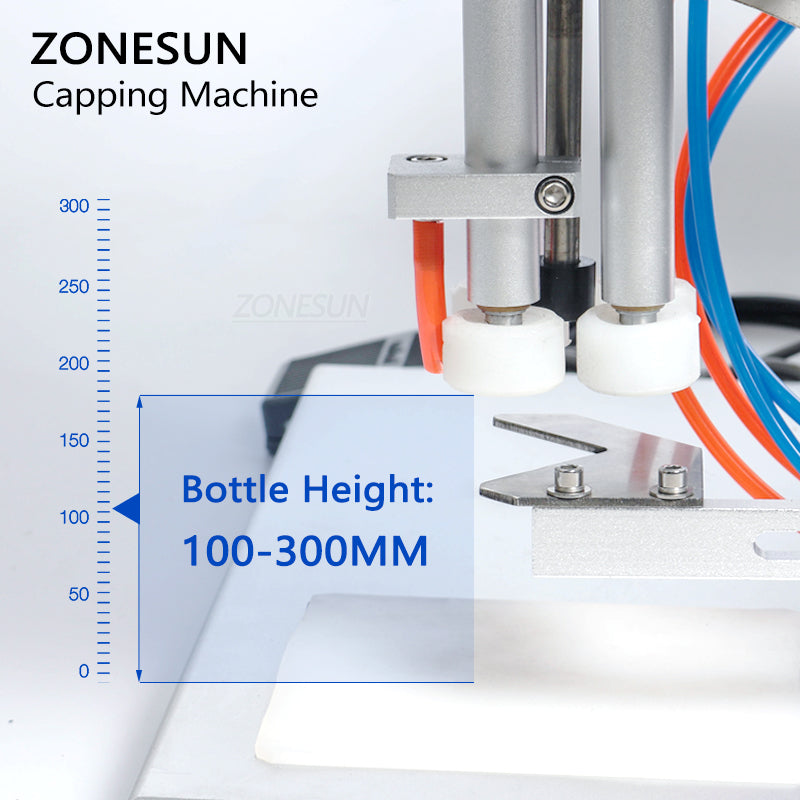 Máquina tapadora semiautomática neumática de escritorio ZONESUN ZS-XG6100