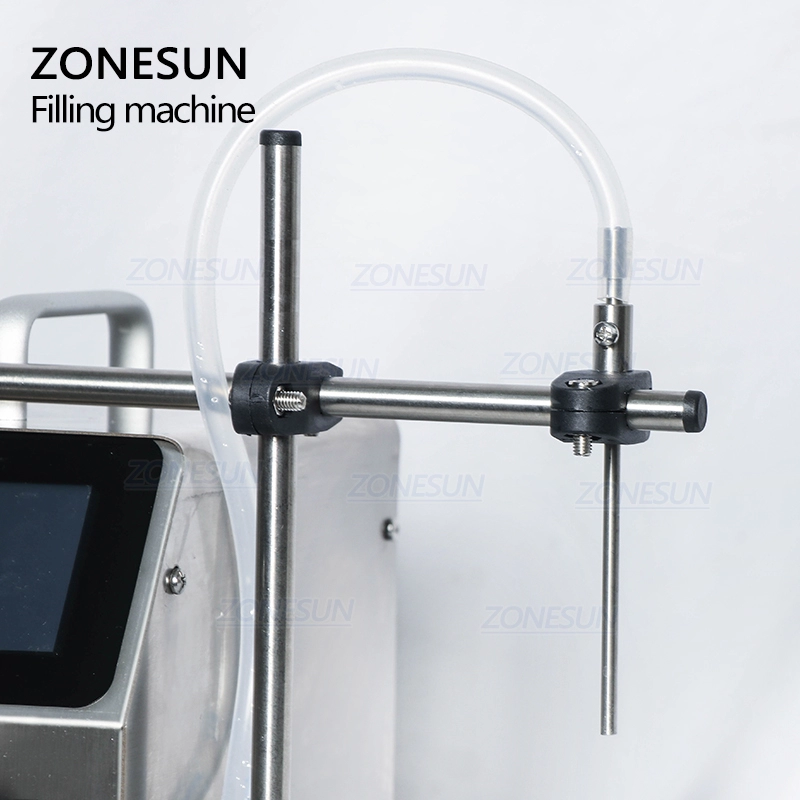 ZONESUN ZS-YTPP6001 1-100ml Máquina de llenado de líquidos con bomba peristáltica semiautomática 