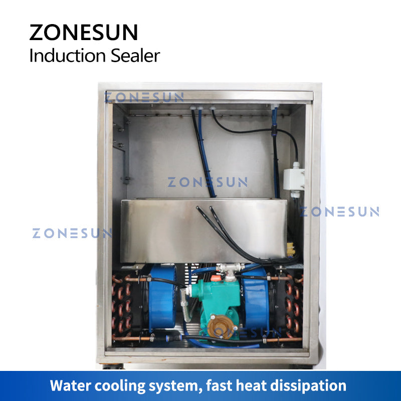ZONESUN ZS-FK6000 Máquina de sellado de papel de aluminio por inducción de refrigeración por agua 