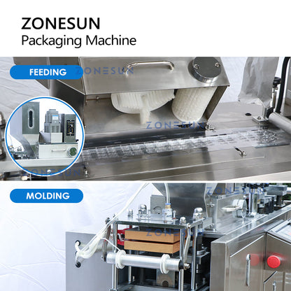 ZONESUN ZS-DPPA Máquina automática de enchimento de bolhas/pastas/irregulares para enchimento de materiais 