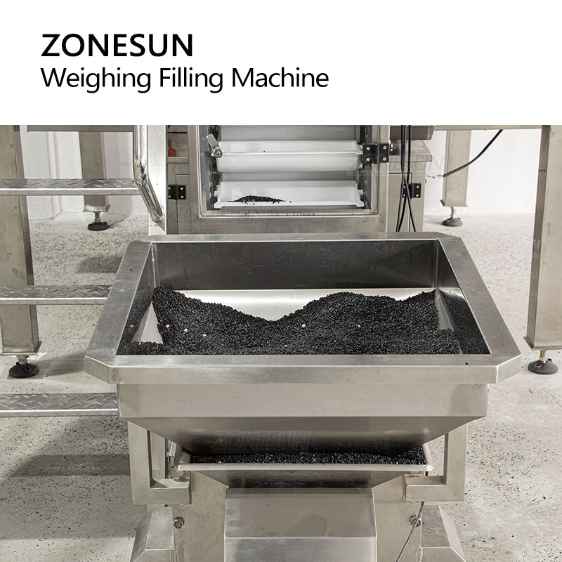 ZONESUN ZS-QGF10 Máquina de enchimento e pesagem para alimentação de grânulos 