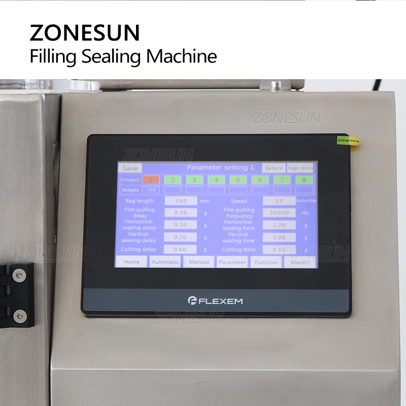 ZONESUN ZS-GFYT320 Automatic Liquid Pouch Filling Sealing Machine