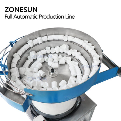 ZONESUN ZS-FAL180AP Máquina automática de enchimento de pasta com desembaralhador de tampa