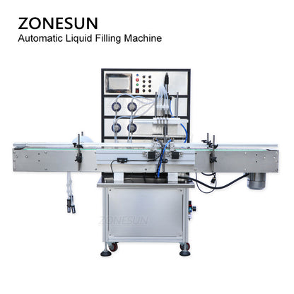 ZONESUN ZS-FAL180P2 Liquid Filling Capping And Round Bottle Labeling Machine