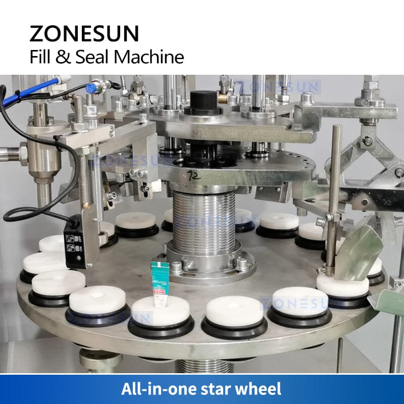 ZONESUN ZS-FXAP16 Automatic Paste Filling Tube Edge Folding Sealing Machine Filling Machine ZONESUN 
