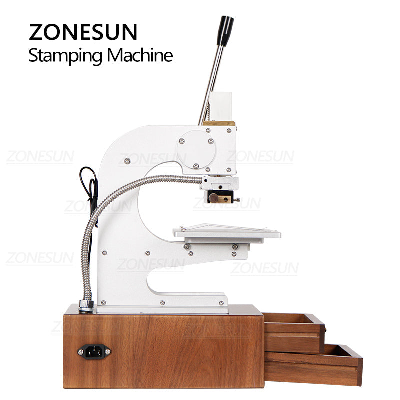 ZONESUN ZS-90XTS Infrared Locator Multifunction Hot Foil Stamping Machine With Drawers