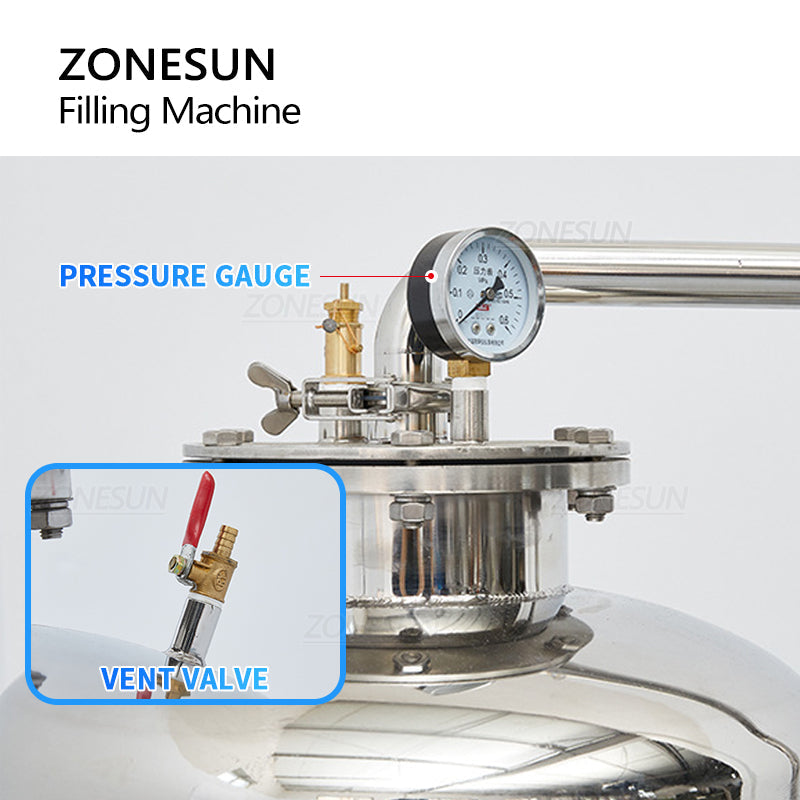ZONESUN ZS-CF4 Carbonated Drinks Liquid Filling Machine
