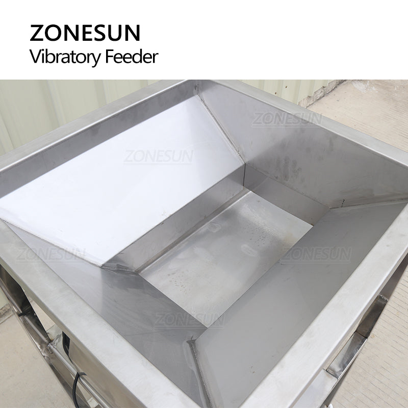 ZONESUN ZS-VF50 Alimentador Vibratório Automático de Grânulos de Pó 