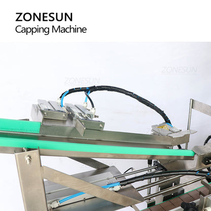 ZONESUN ZS-XG440F Máquina Tapadora de Botellas Irregulares Personalizada Automática 