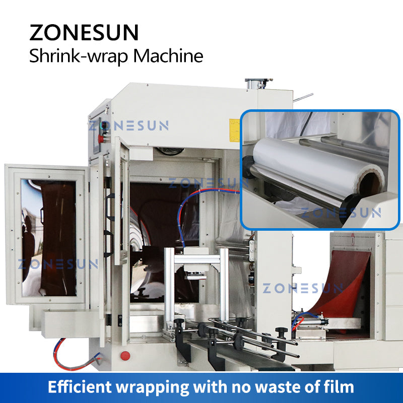 ZONESUN ZS-SPL4 Máquina automática de envasado y encogimiento de botellas 