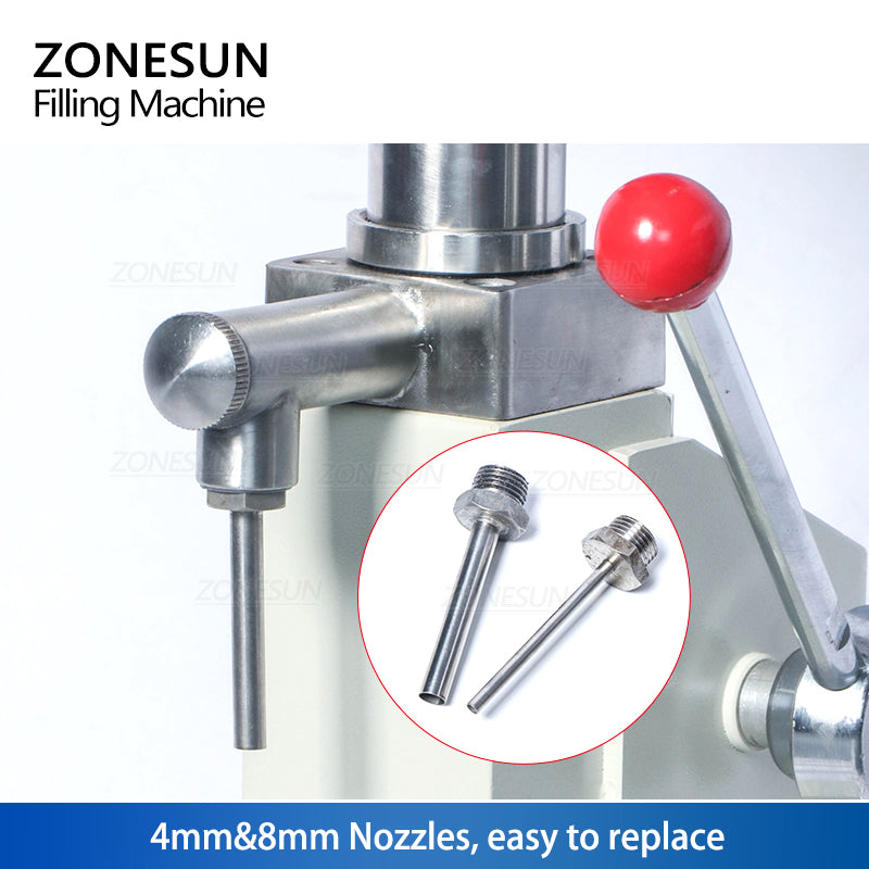 ZONESUN A03 50/100ML Manual Paste Filling Machine