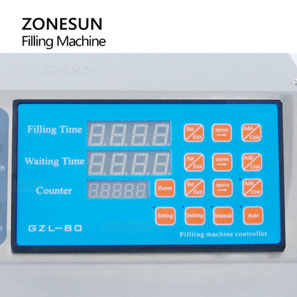 ZONESUN ZS-YTDP2 elétrica 2 bicos bomba de diafragma máquina de enchimento de líquidos 