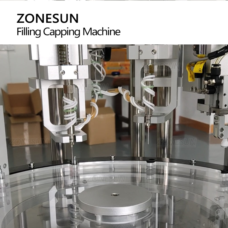 ZONESUN ZS-EL450 Automatic Liquid Cartridge Filling Capping Machine