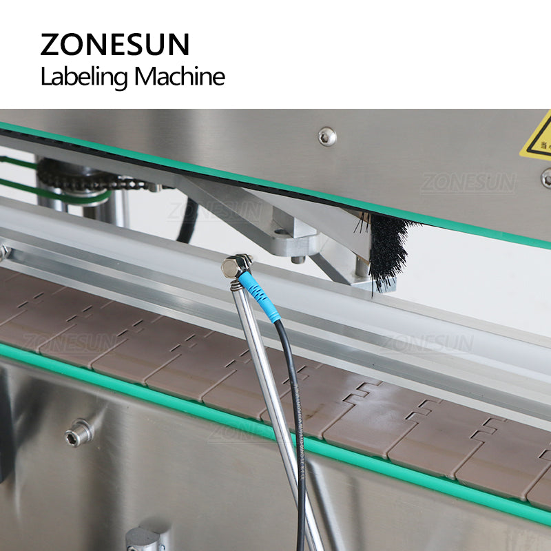 Etiquetadora automática de doble cara ZONESUN ZS-TB301 en botella cuadrada de un solo lado Máquina de etiquetado de doble cara 