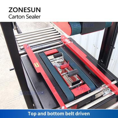 ZONESUN ZS-FK6050 Automatic Double Sides Carton Sealing Machine