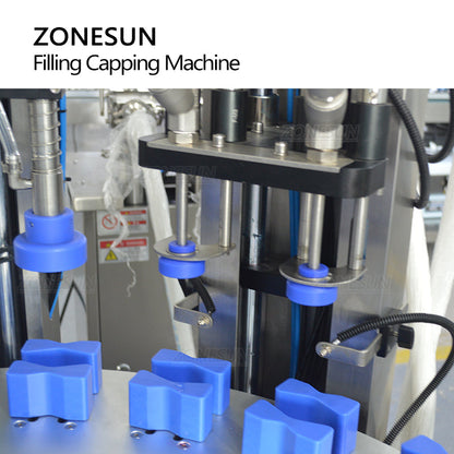 ZONESUN ZS-SRFC Máquina automática de enchimento e tampagem de pasta de creme 