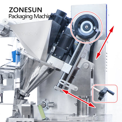 ZONESUN ZS-F100 Máquina automática de selagem para enchimento de sacos de pó