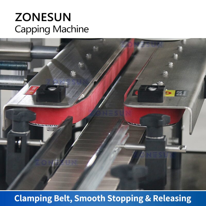 ZONESUN ZS-XG440T Servo Motor Capping Machine with Cap Elevator Capping Machine ZONESUN 