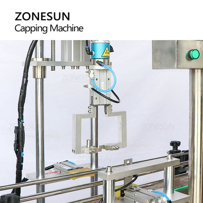 ZONESUN ZS-XG440F Máquina automática personalizada para tampar garrafas irregulares 