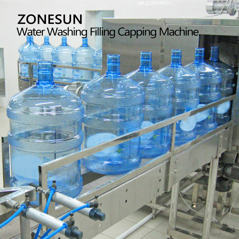 ZONESUN ZS-AFMW Máquina automática para lavagem de água engarrafada e enchimento 3 em 1 